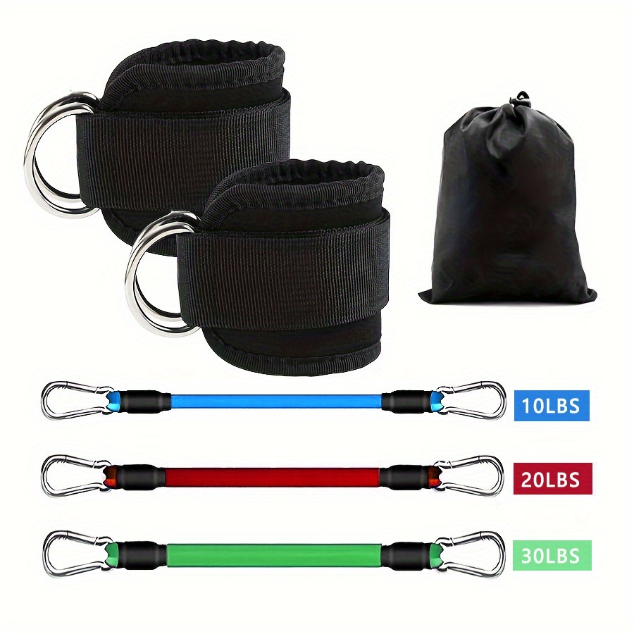 Pilates Ankle Strap - 5Pcs Ankle Resistance Bands,Ankle Resistance Bands