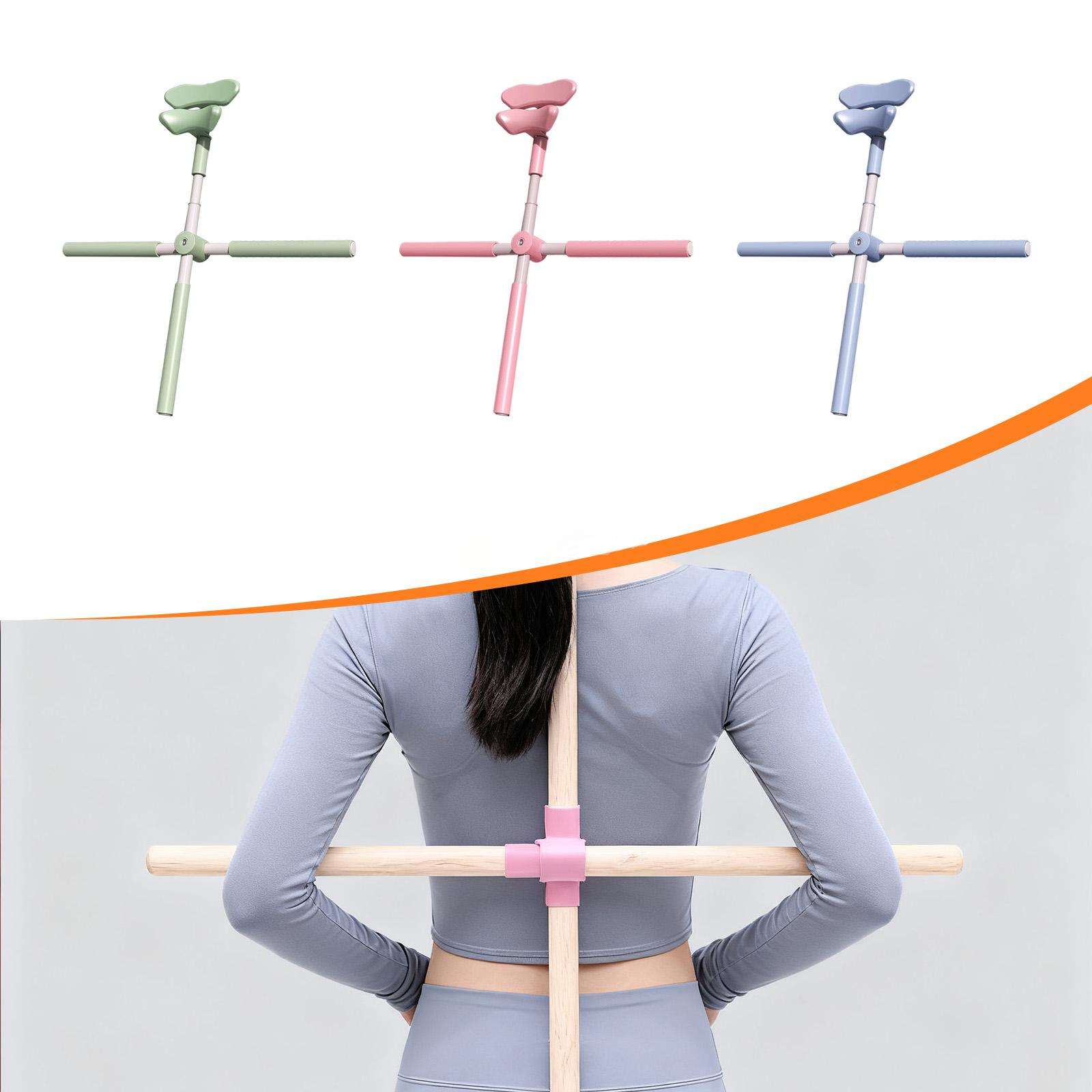 Posture Pole Corrector - Yoga Stick Cross Open Back Posture