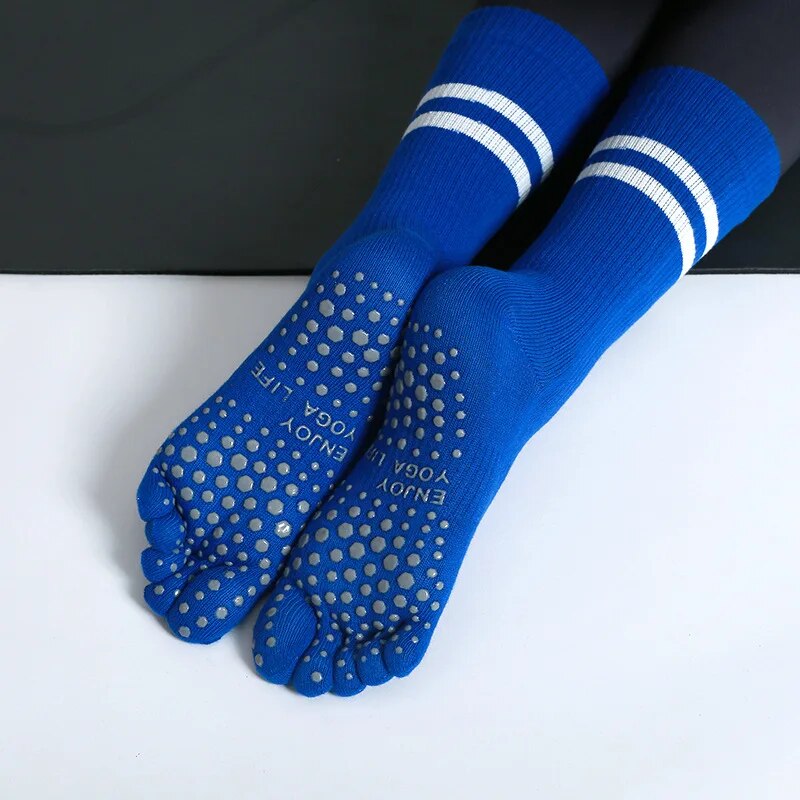Youtube Yoga Pilates - Women Breathable Yoga Socks Mid-tube Non-slip