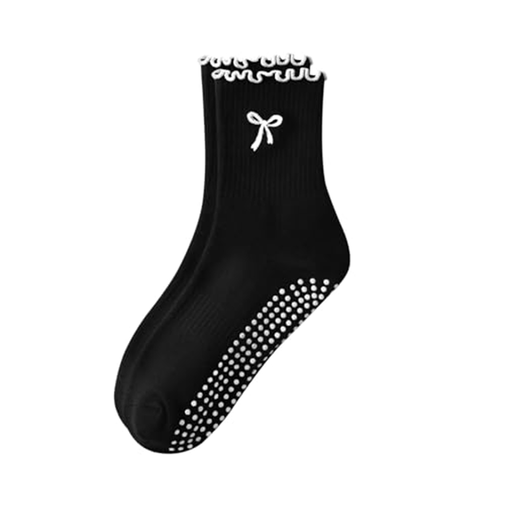 Non-Slip Grip Pilates Socks Co - Youtube Yoga Pilates recension och pris
