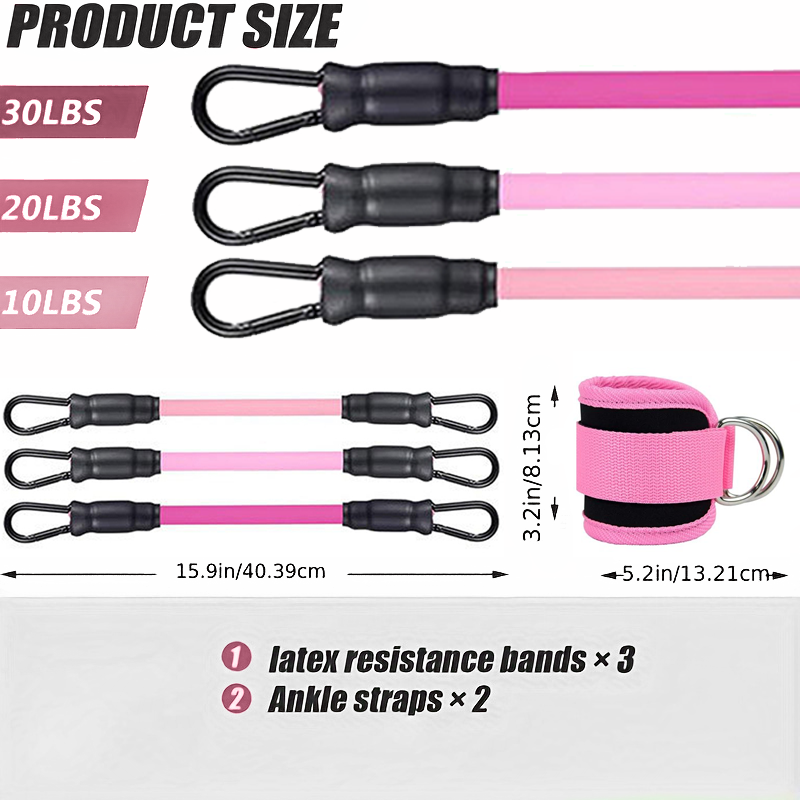 Ankle Straps Resistance Bands  - Pilates Ankle Strap recension och pris