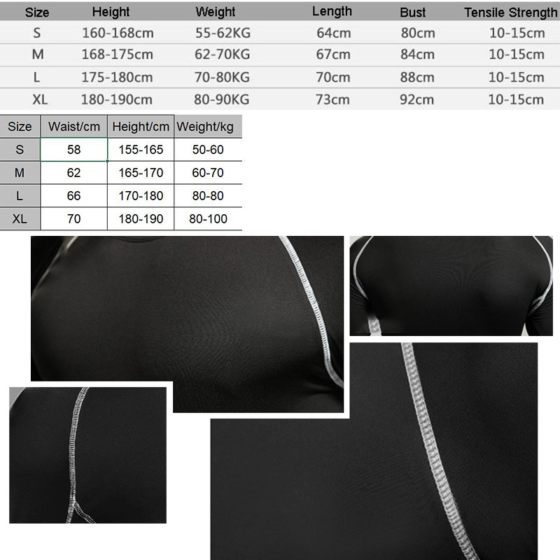 Men Long Sleeve Tracksuits GYM - Pilates Yoga Leggings recension och pris