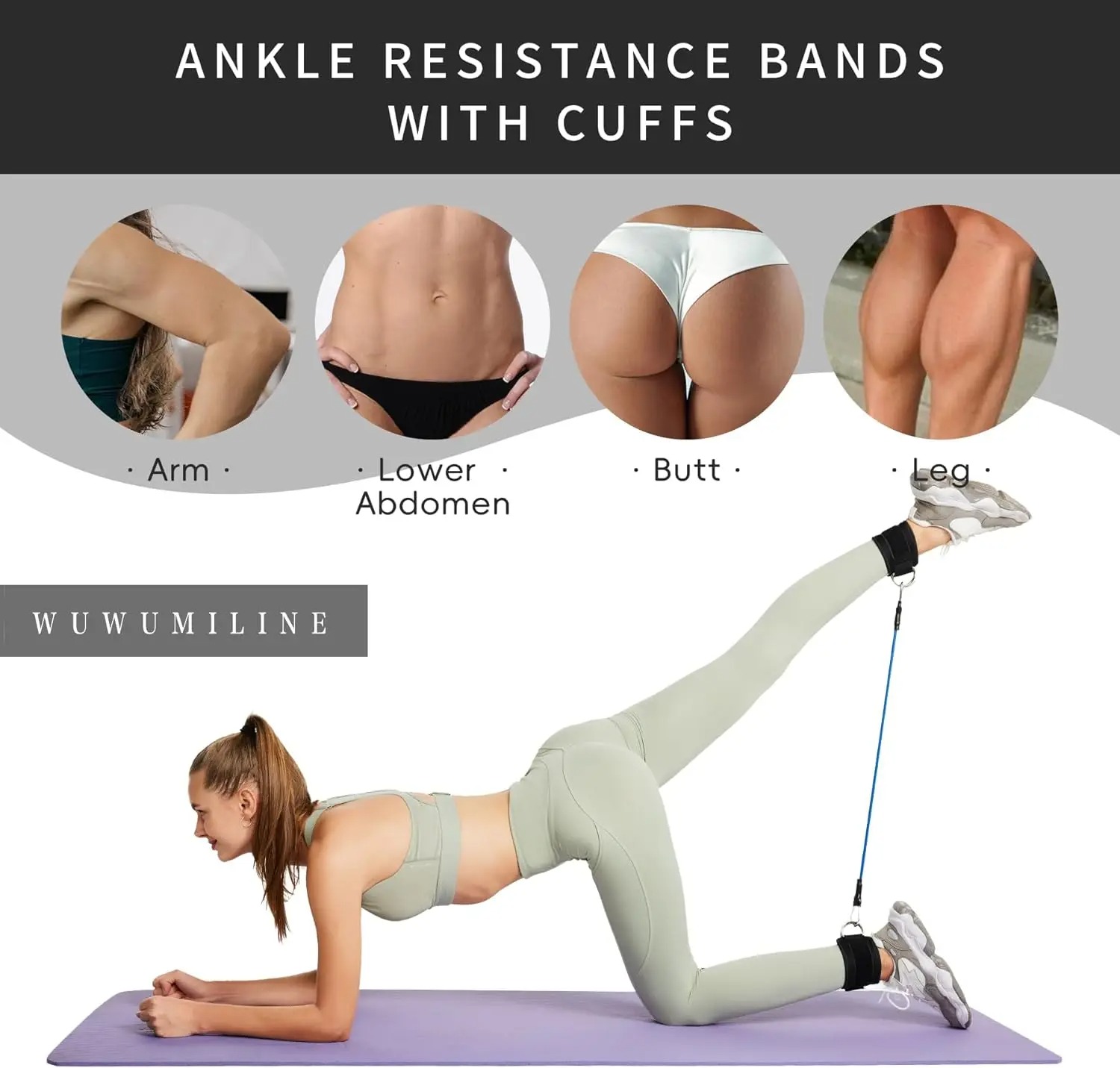 Resistance Bands With Ankle St - Pilates Ankle Strap recension och pris