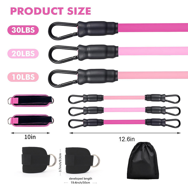 Resistance Bands With Ankle St - Pilates Ankle Strap recension och pris