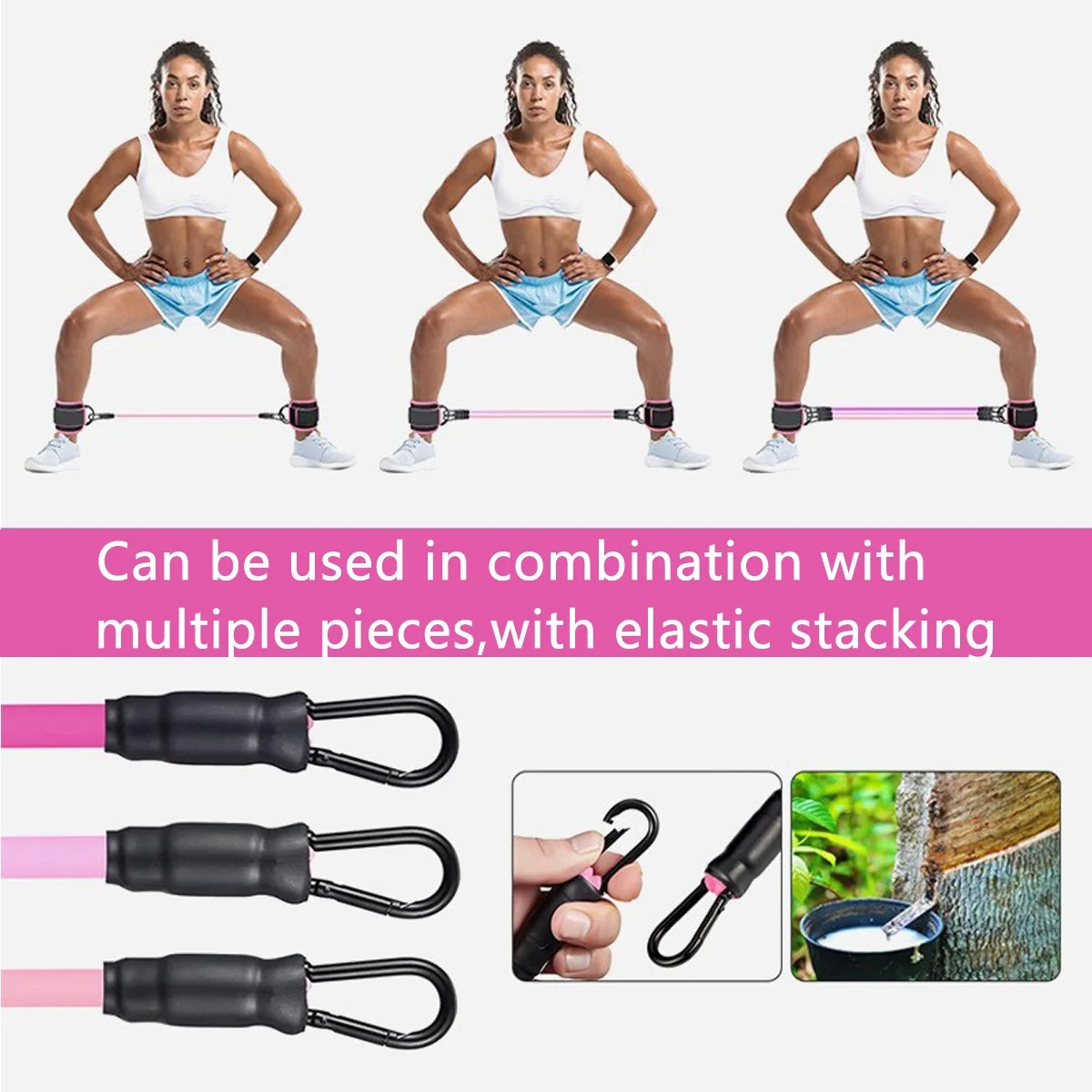Resistance Bands With Ankle St - Pilates Ankle Strap recension och pris