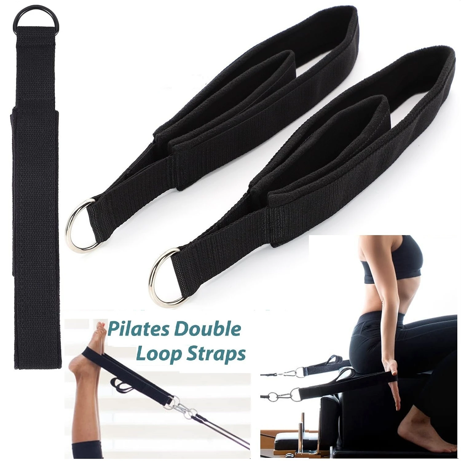 Double Ring Elastic Yoga Pilat - Pilates Ankle Strap recension och pris