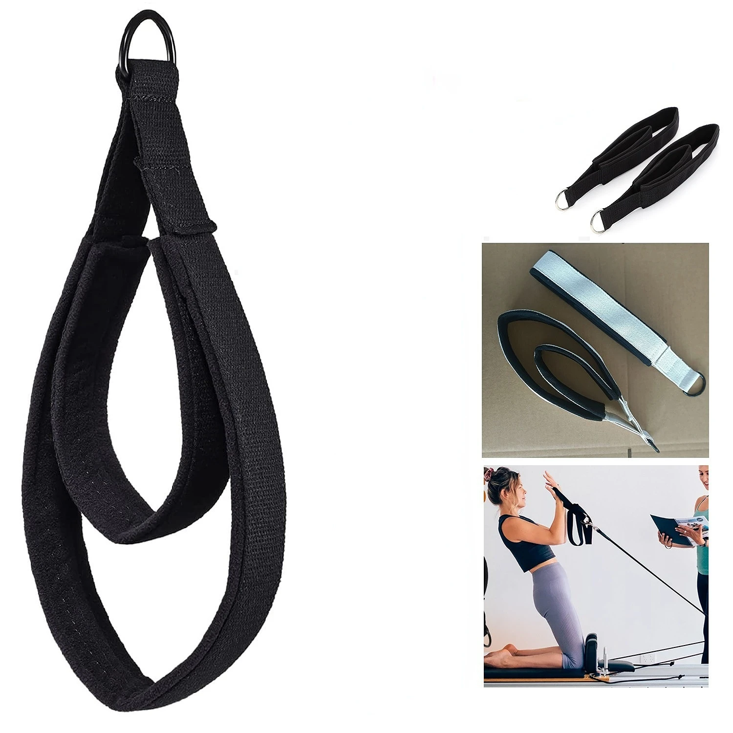 Double Ring Elastic Yoga Pilat - Pilates Ankle Strap recension och pris