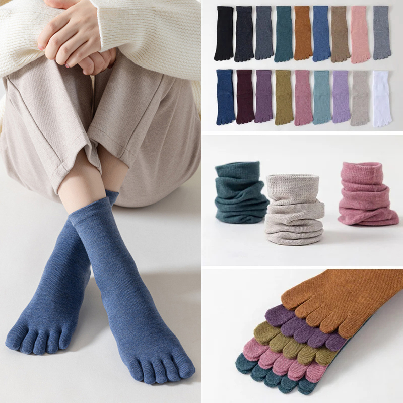 1Pair Yoga Five Finger Socks F - Youtube Yoga Pilates recension och pris