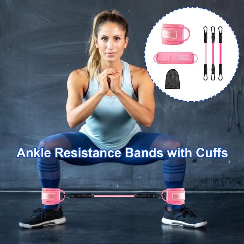 Ankle Resistance Bands with Cu - Pilates Ankle Strap recension och pris