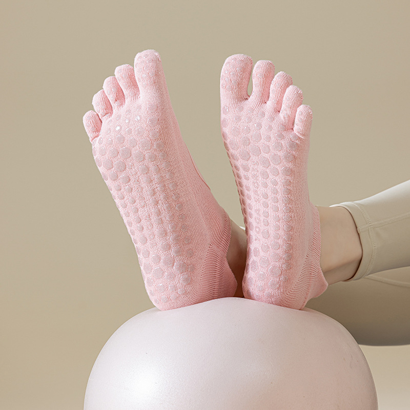 Non Slip Toe Socks for Yoga Pi - Youtube Yoga Pilates recension och pris