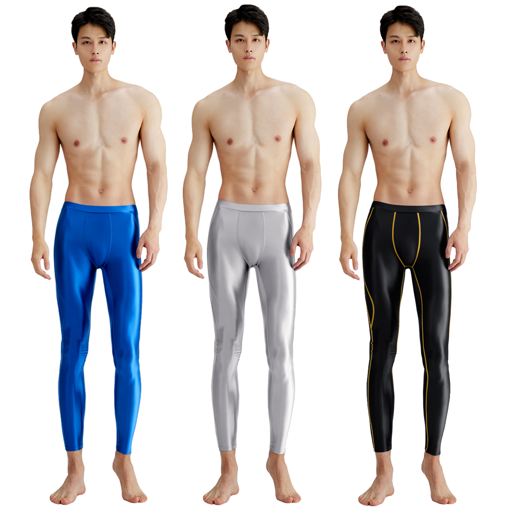 AMORESY Men Satin Smooth Runni - Pilates Yoga Leggings recension och pris