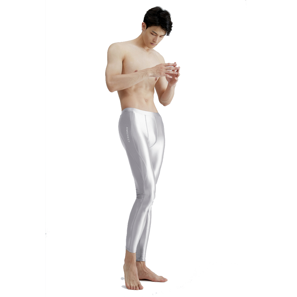 AMORESY Men Satin Smooth Runni - Pilates Yoga Leggings recension och pris