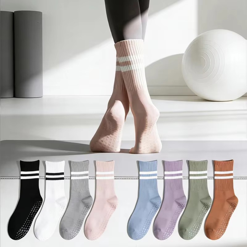 1/2/3Pair Sports Socks Cotton  - Youtube Yoga Pilates recension och pris