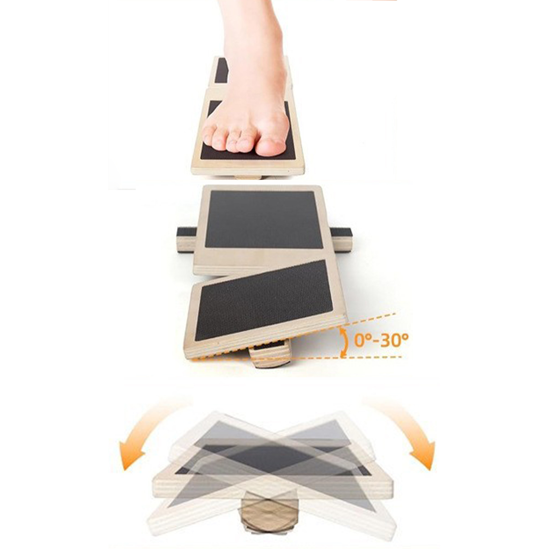 Skyhope-D Single Leg Ankle Bal - Pilates Yoga Board recension och pris