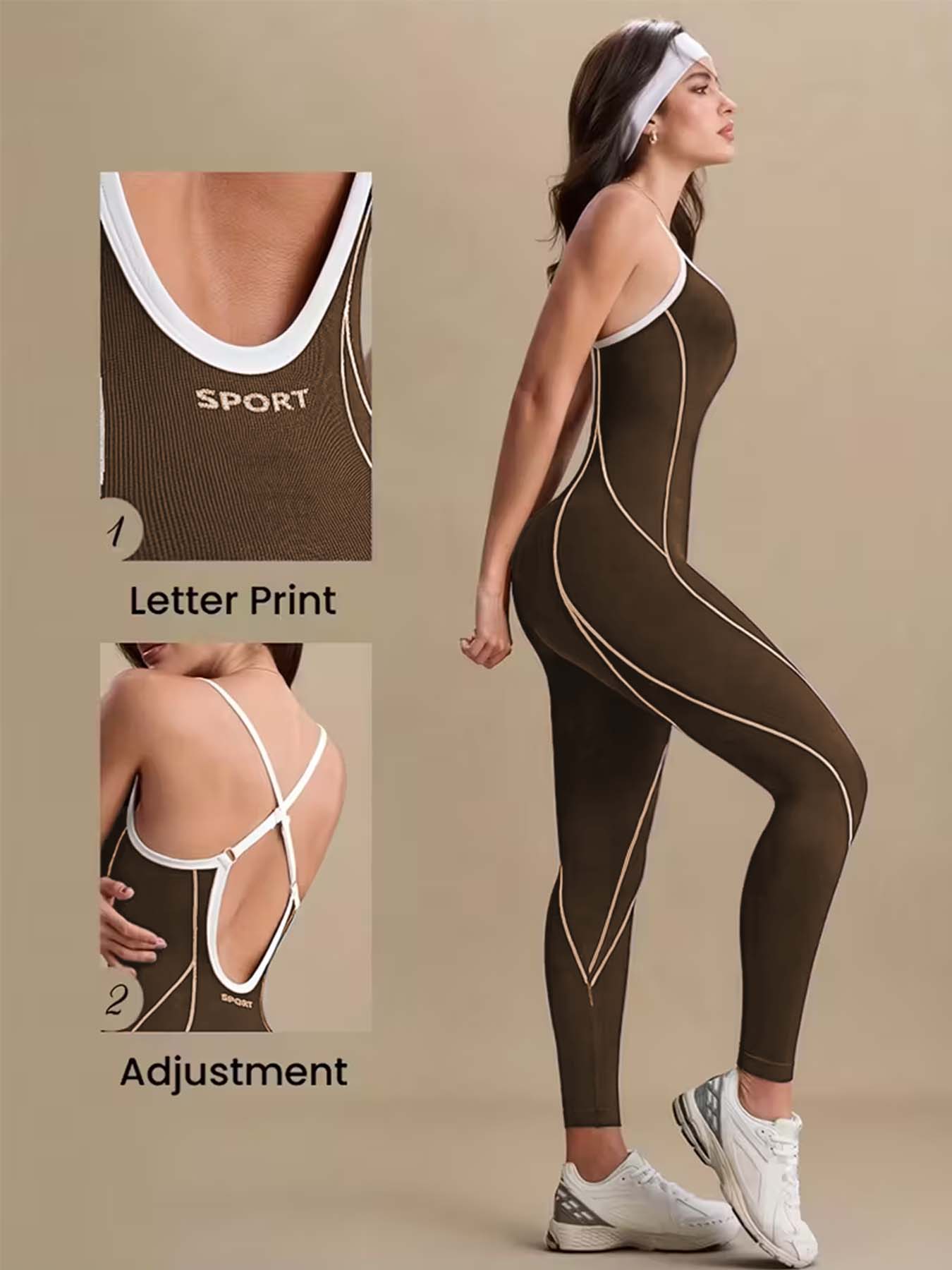 Women's Brown Tummy Control Yo - Pilates Ankle Strap recension och pris