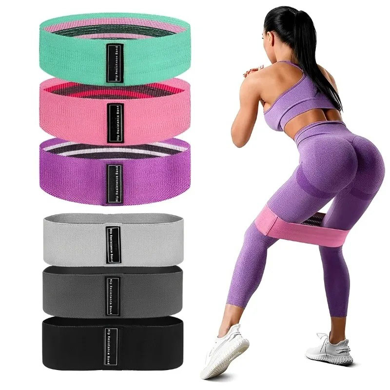 3Pcs Fabric Resistance Hip Boo - Pilates Yoga Board recension och pris