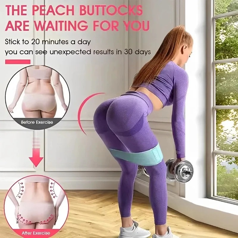 3Pcs Fabric Resistance Hip Boo - Pilates Yoga Board recension och pris