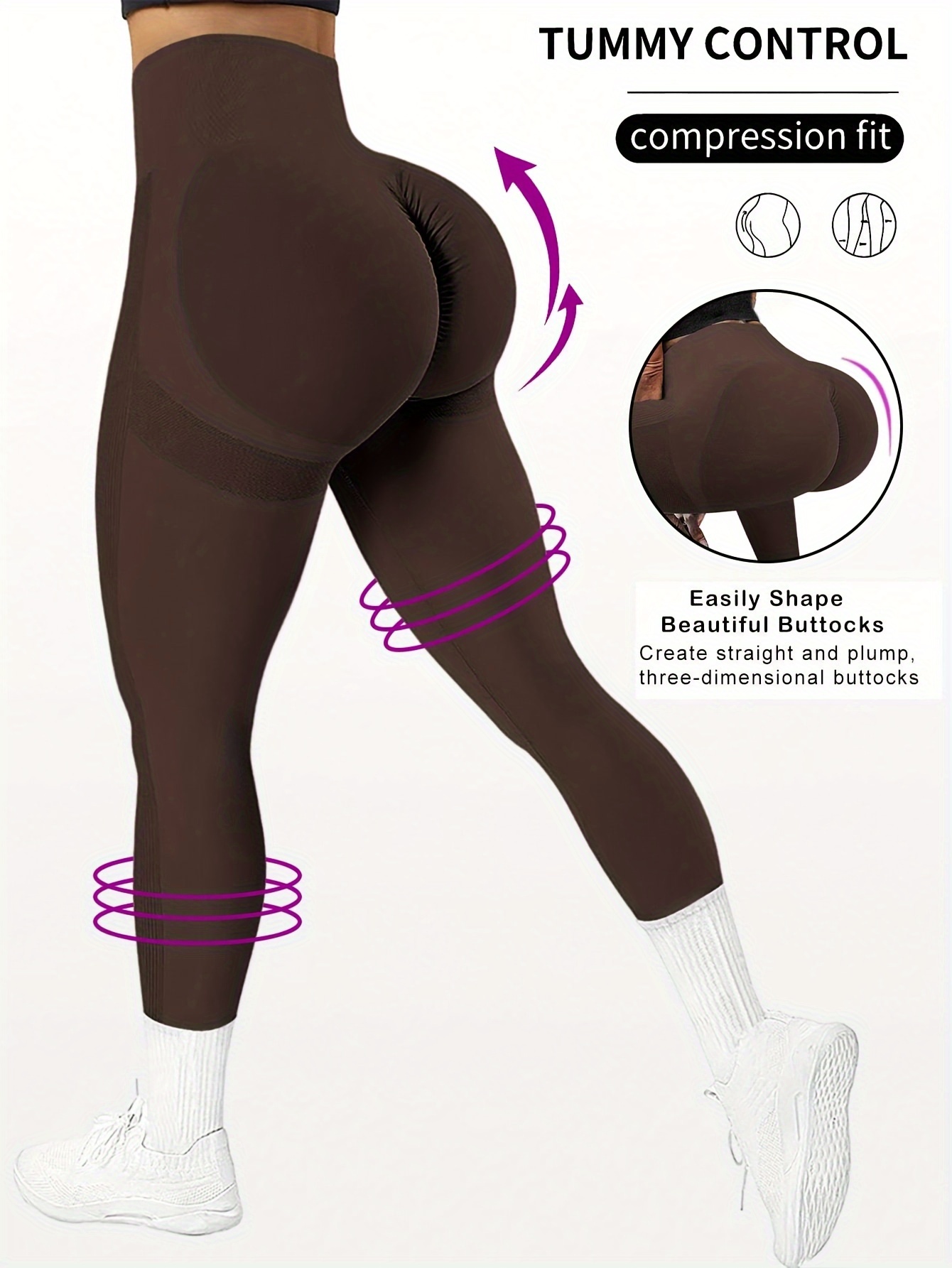 CZGUKE Seamless Women's High W - Pilates Yoga Leggings recension och pris