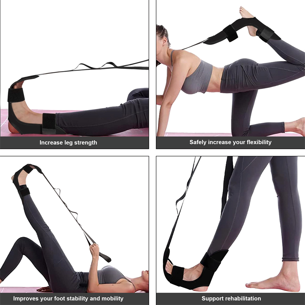 Yoga Strap / Segmented Stretch - Pilates Ankle Strap recension och pris