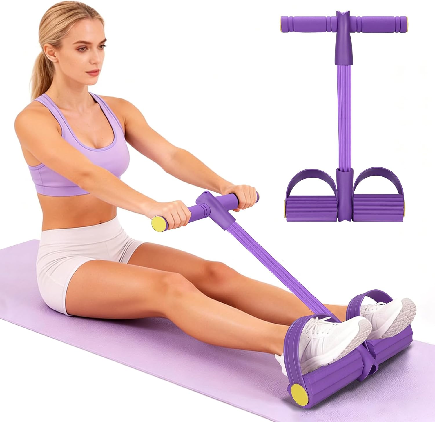 4-Tube Resistance Band Multi F - Pilates Yoga Board recension och pris