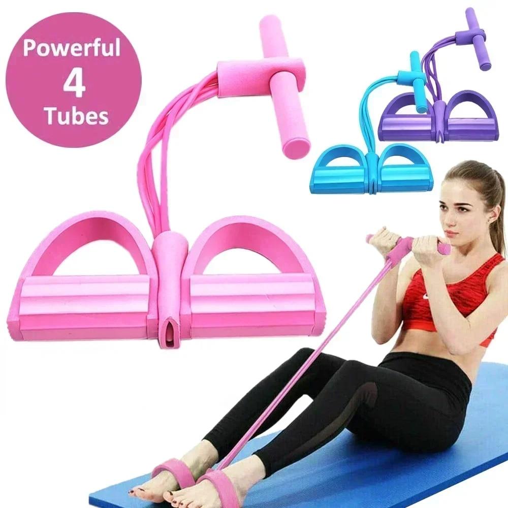 4/6 Level Resistance Band Elas - Pilates Yoga Board recension och pris